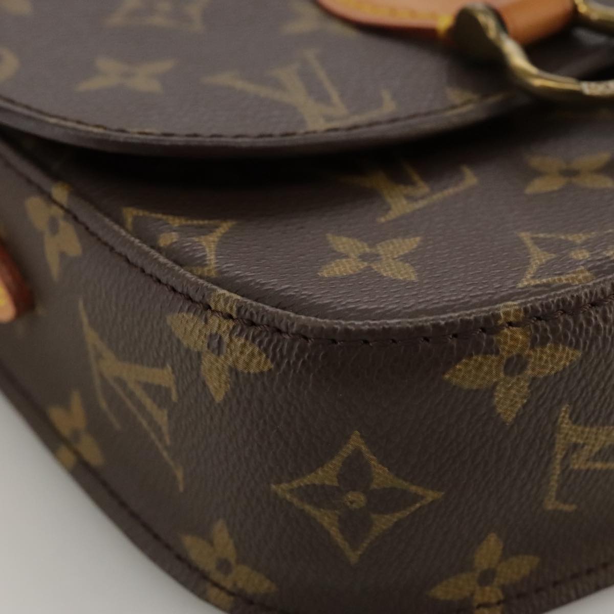 LOUIS VUITTON Monogram Saint Cloud PM Shoulder Bag M51244 LV Auth 103833