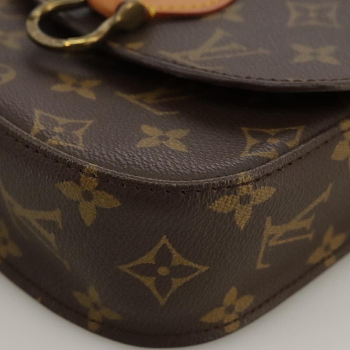 LOUIS VUITTON Monogram Saint Cloud PM Shoulder Bag M51244 LV Auth 103833