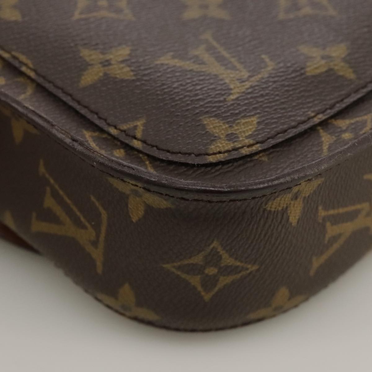 LOUIS VUITTON Monogram Saint Cloud PM Shoulder Bag M51244 LV Auth 103833