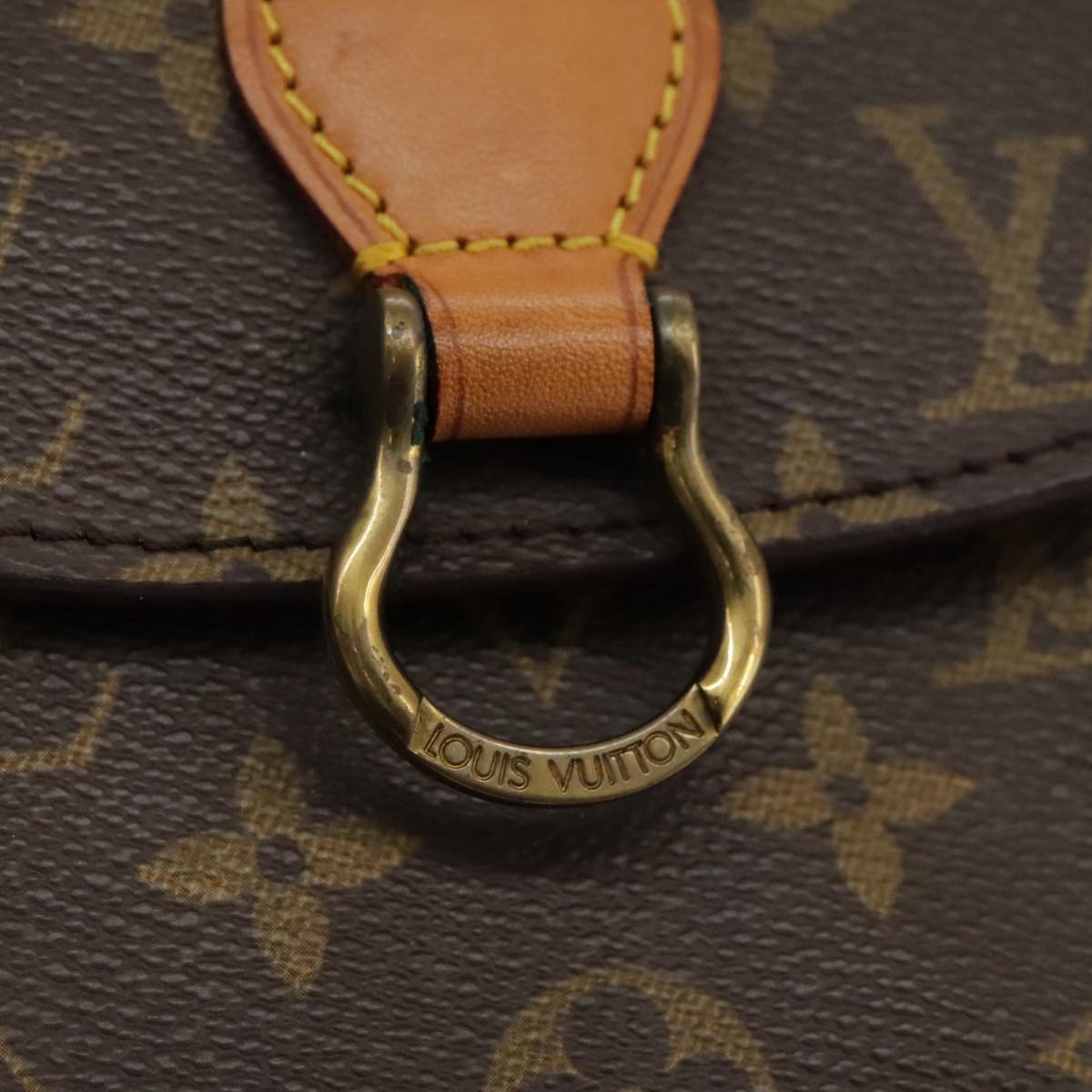 LOUIS VUITTON Monogram Saint Cloud PM Shoulder Bag M51244 LV Auth 103833