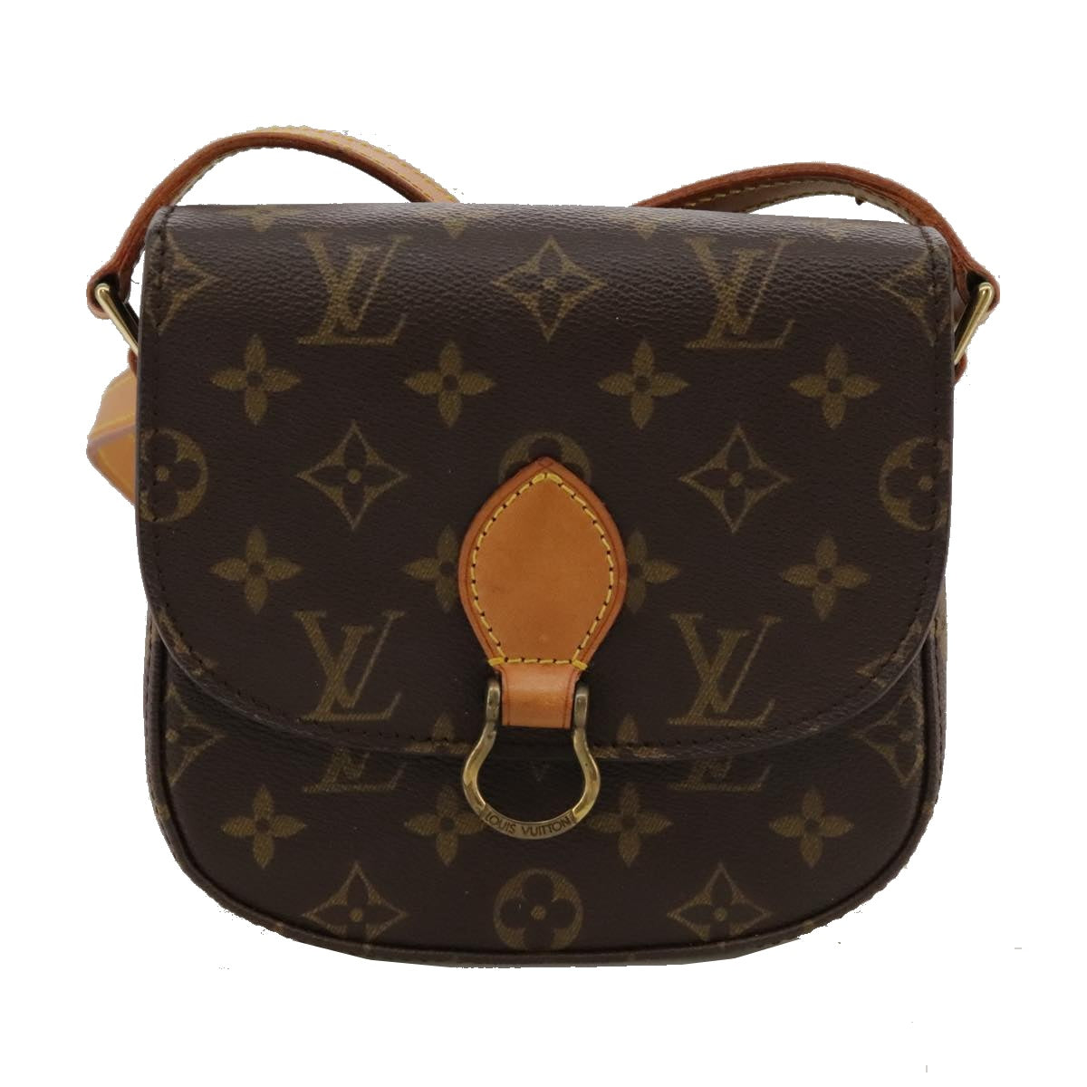 LOUIS VUITTON Monogram Saint Cloud PM Shoulder Bag M51244 LV Auth 103833