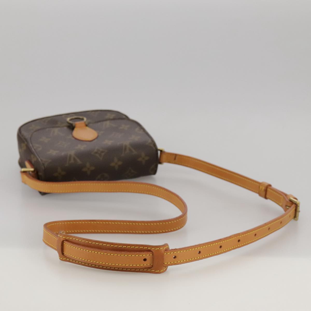 LOUIS VUITTON Monogram Saint Cloud PM Shoulder Bag M51244 LV Auth 103833