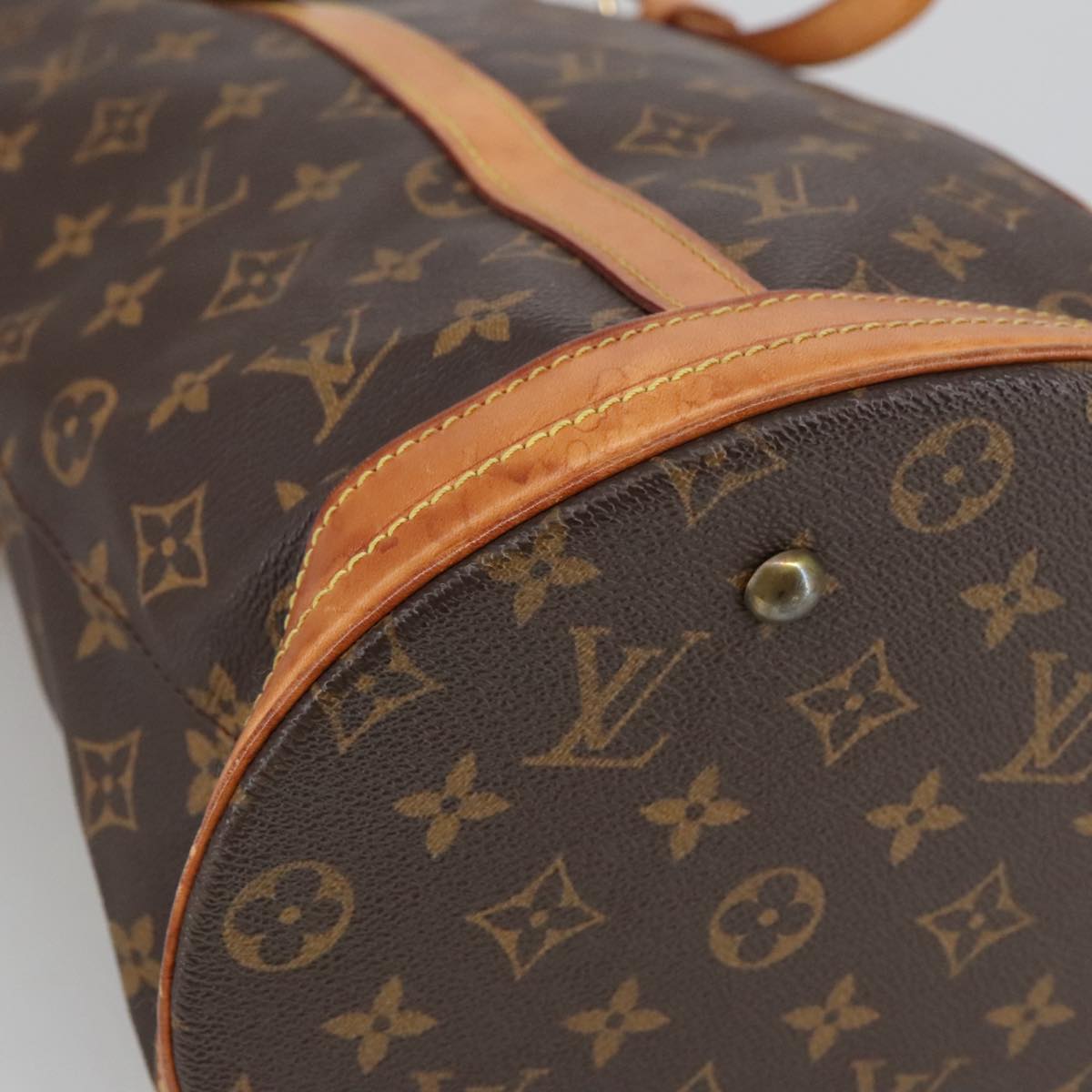 LOUIS VUITTON Monogram Bucket GM Shoulder Bag M42236 LV Auth 103881