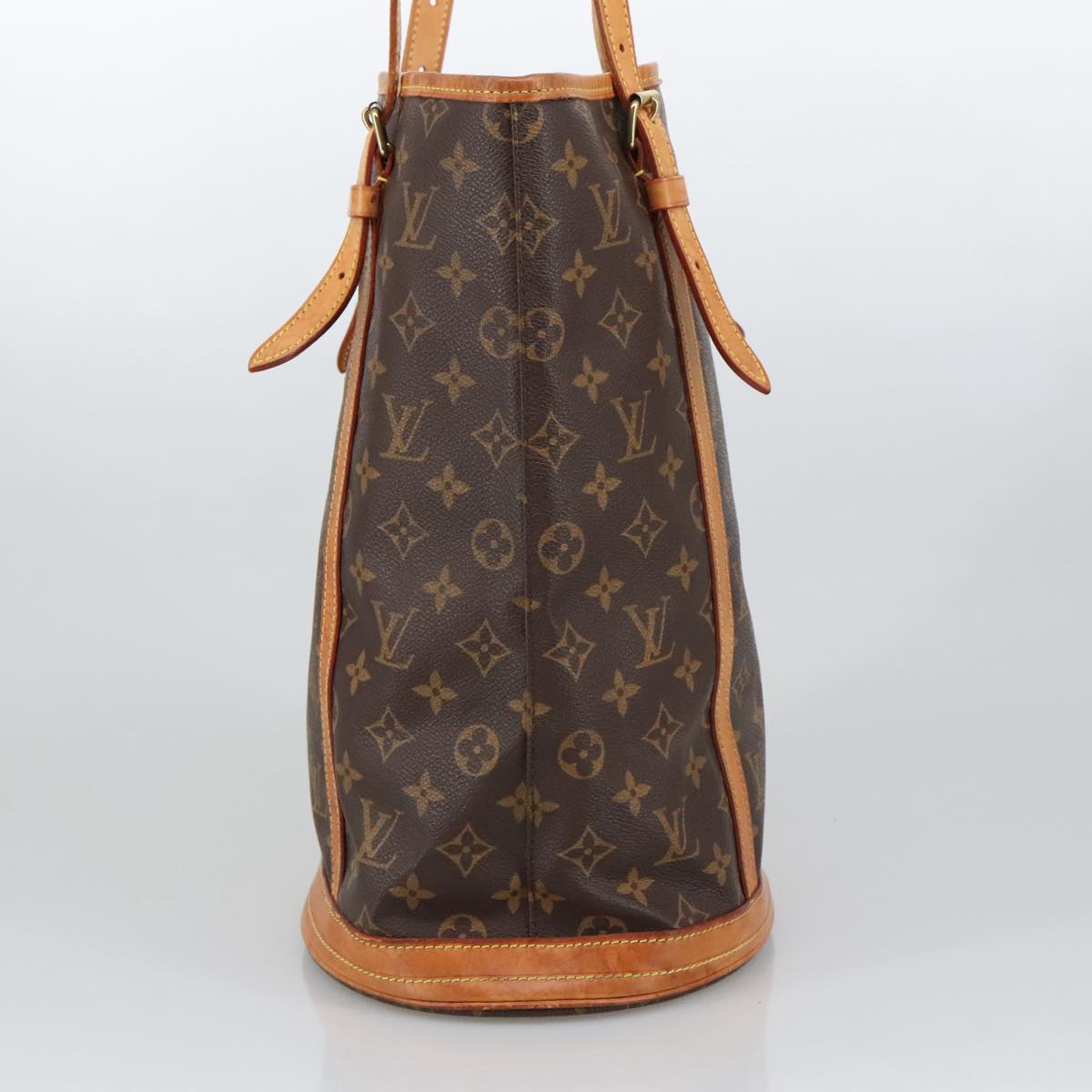 LOUIS VUITTON Monogram Bucket GM Shoulder Bag M42236 LV Auth 103881