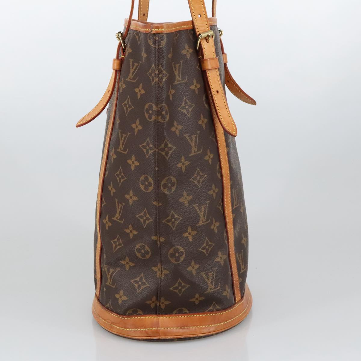 LOUIS VUITTON Monogram Bucket GM Shoulder Bag M42236 LV Auth 103881