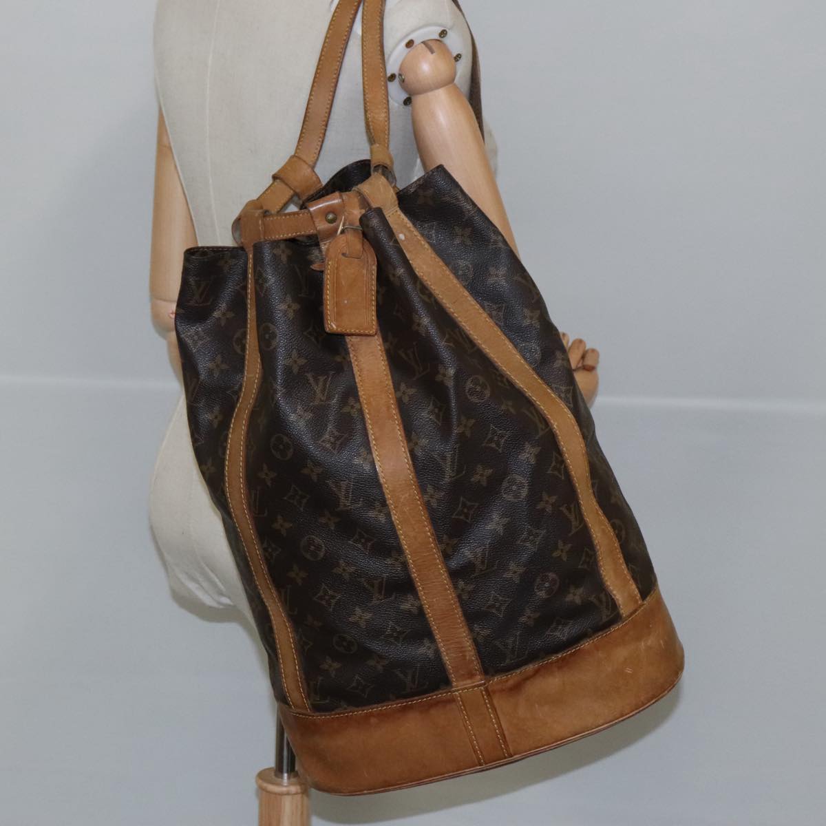 LOUIS VUITTON Monogram Randonnee GM Shoulder Bag M42244 LV Auth 103884