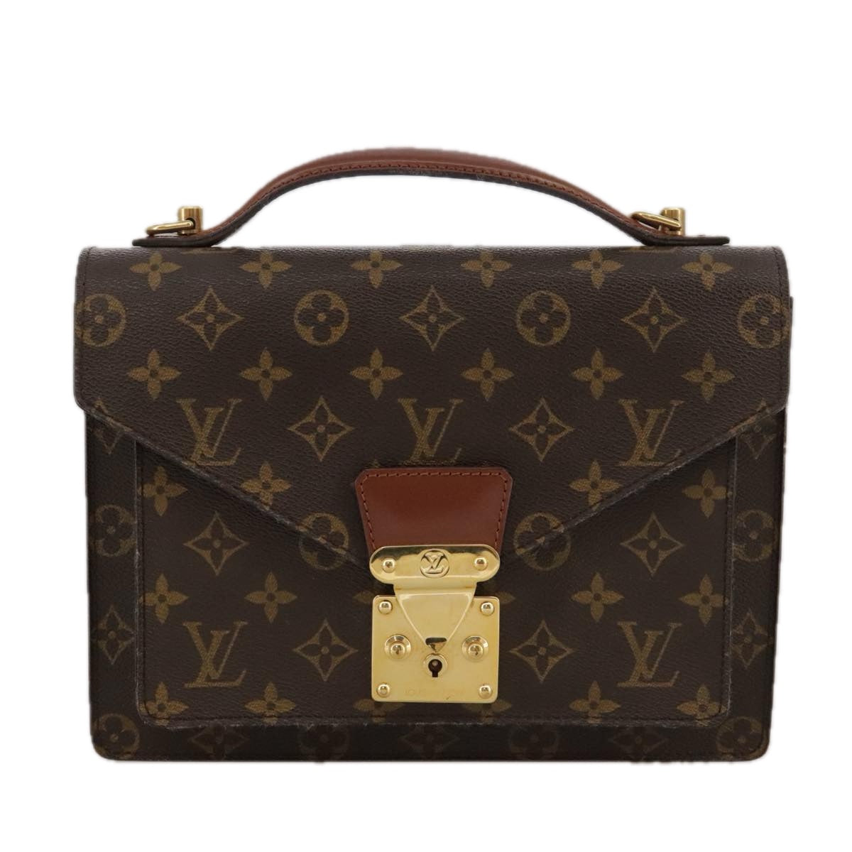 LOUIS VUITTON Monogram Monceau 26 Shoulder Bag M51187 LV Auth 103885