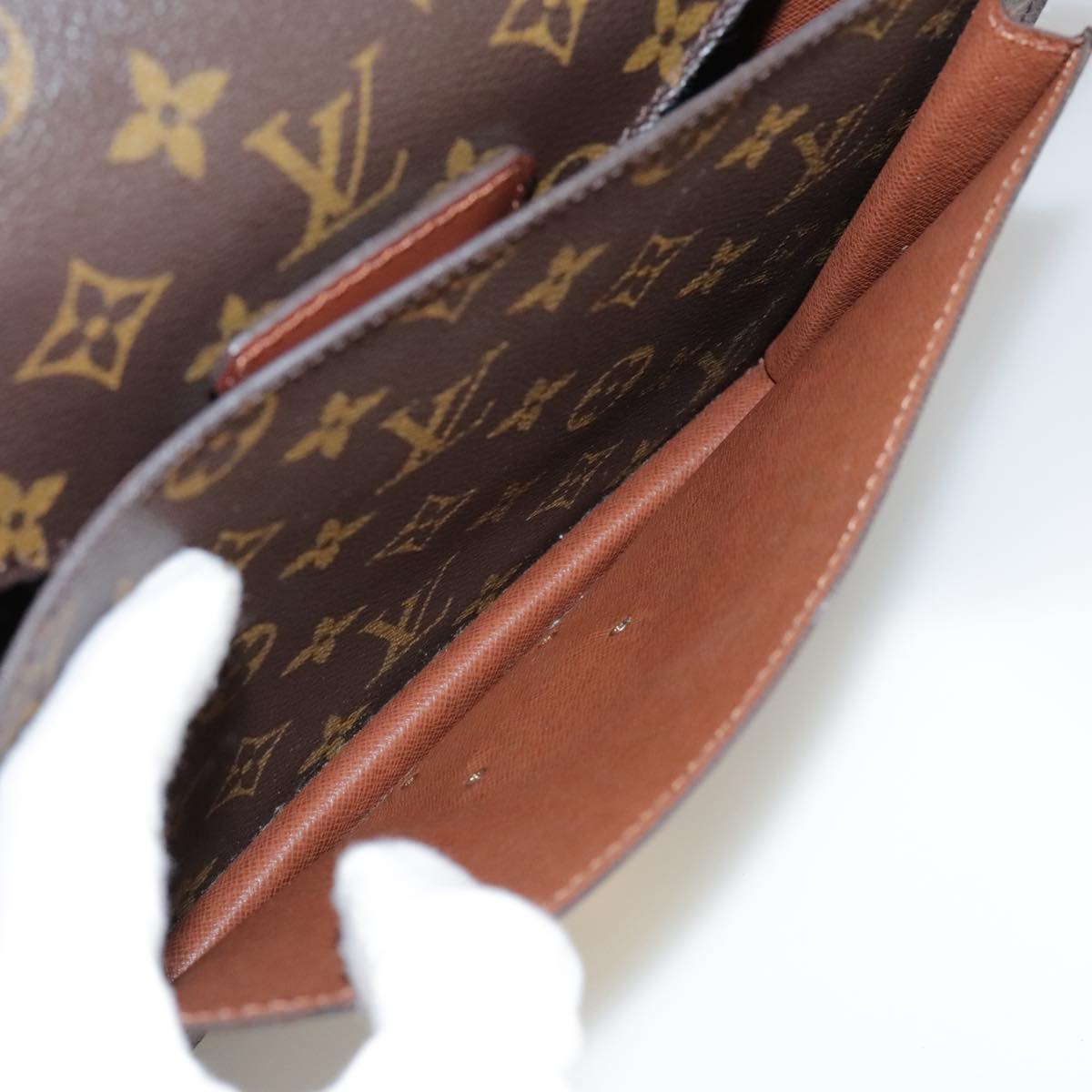 LOUIS VUITTON Monogram Monceau 26 Shoulder Bag M51187 LV Auth 103885