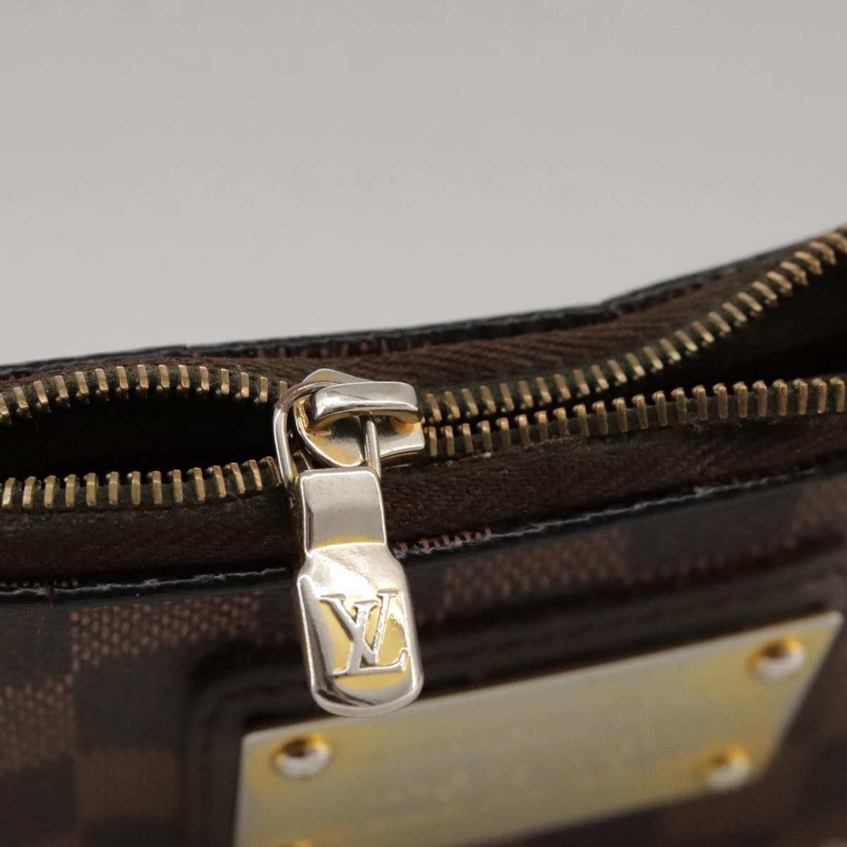 LOUIS VUITTON Damier Ebene Eva Shoulder Bag 2way N55213 LV Auth 103893