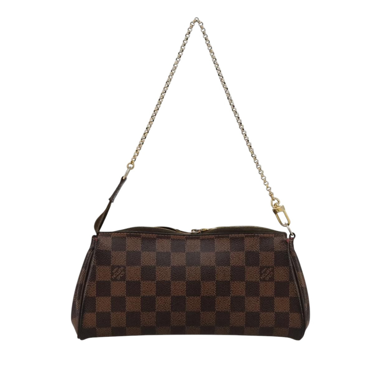 LOUIS VUITTON Damier Ebene Eva Shoulder Bag 2way N55213 LV Auth 103893