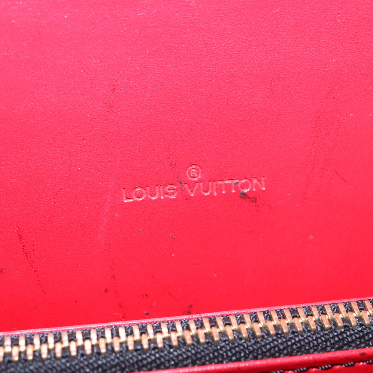 LOUIS VUITTON Epi Free Run Bicolor Shoulder Bag Red Black M52417 LV Auth 103926