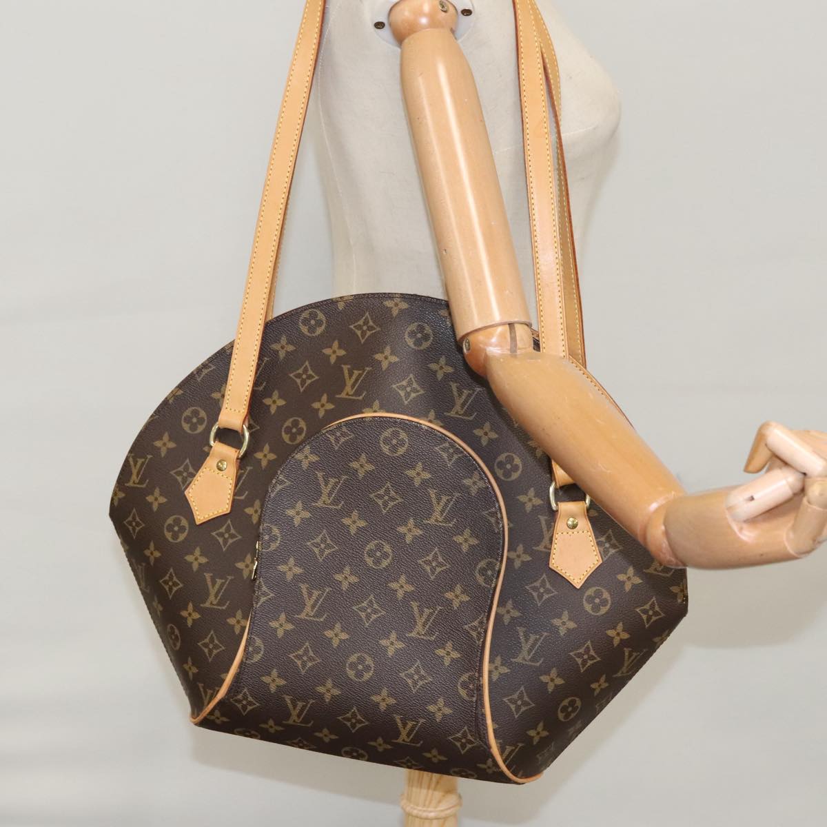 LOUIS VUITTON Monogram Ellipse Shopping Shoulder Bag M51128 LV Auth 103943