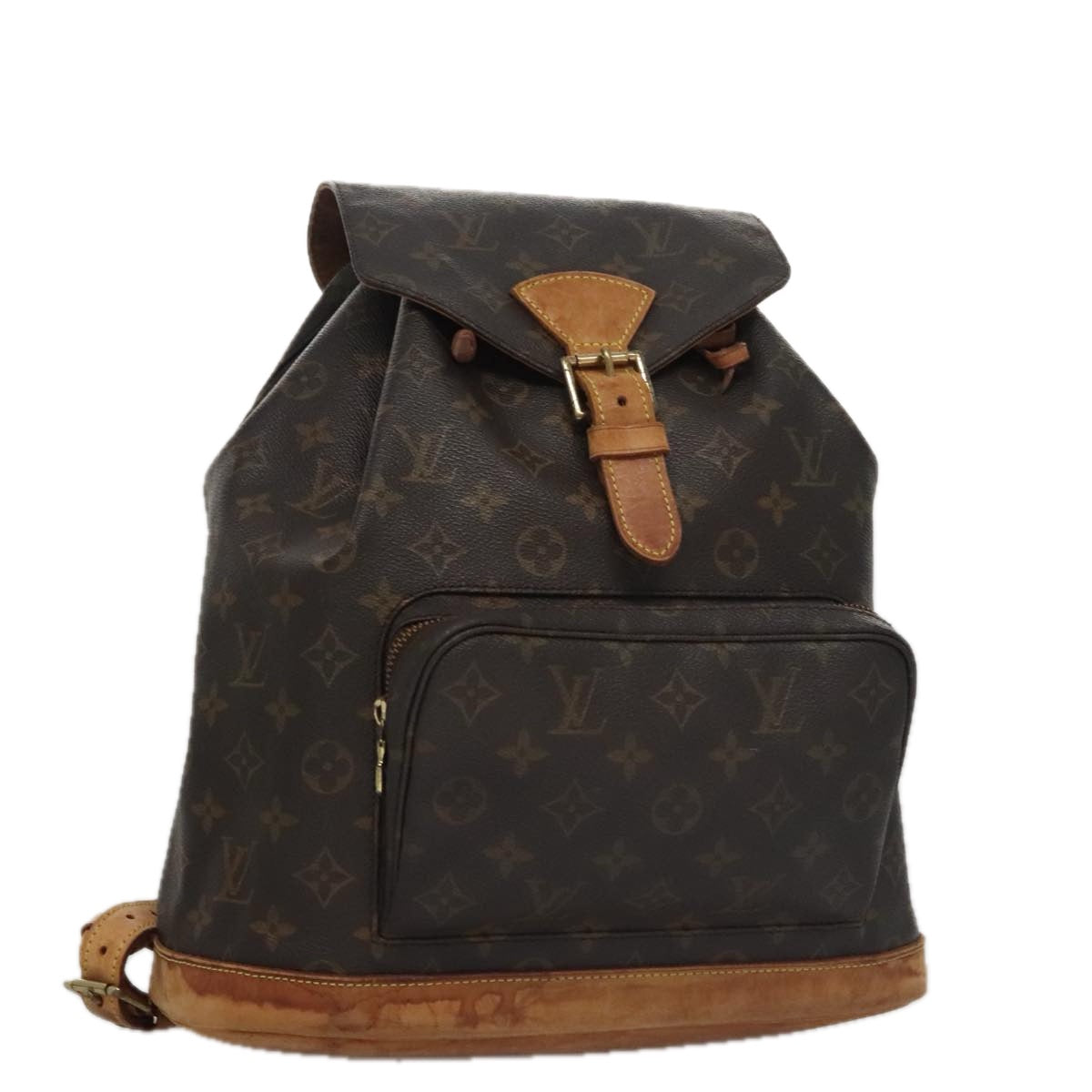 LOUIS VUITTON Monogram Montsouris GM Backpack M51135 LV Auth 103945