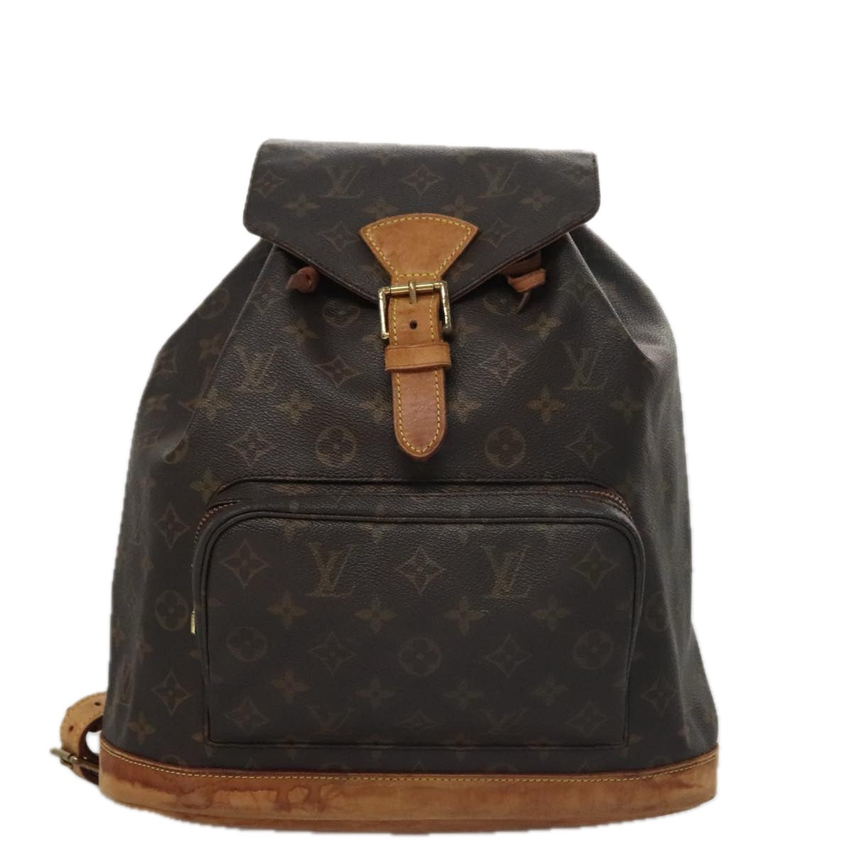 LOUIS VUITTON Monogram Montsouris GM Backpack M51135 LV Auth 103945