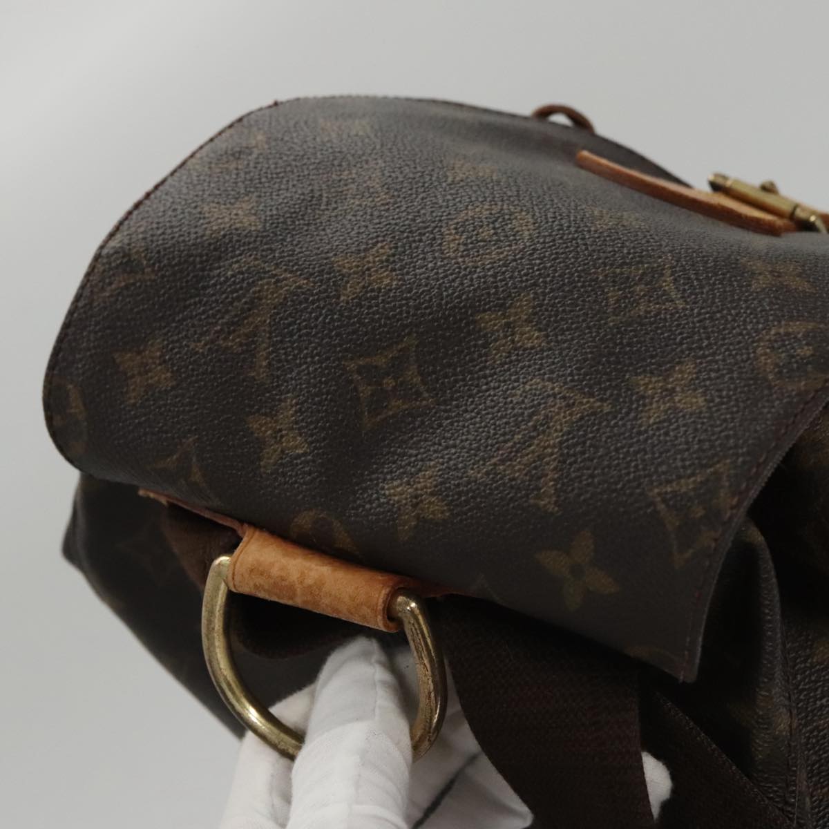 LOUIS VUITTON Monogram Montsouris GM Backpack M51135 LV Auth 103945