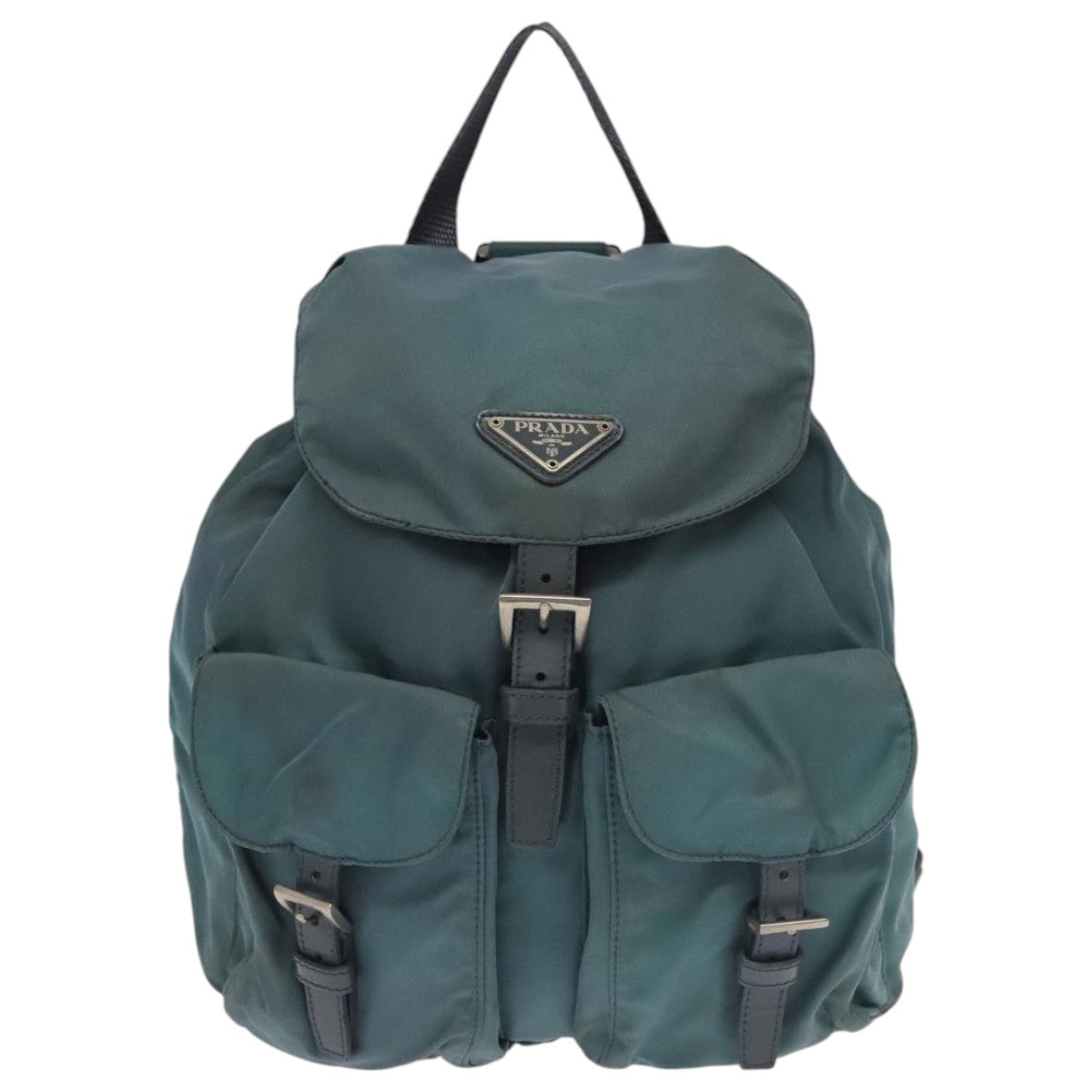 PRADA Backpack Nylon Blue Auth 103959