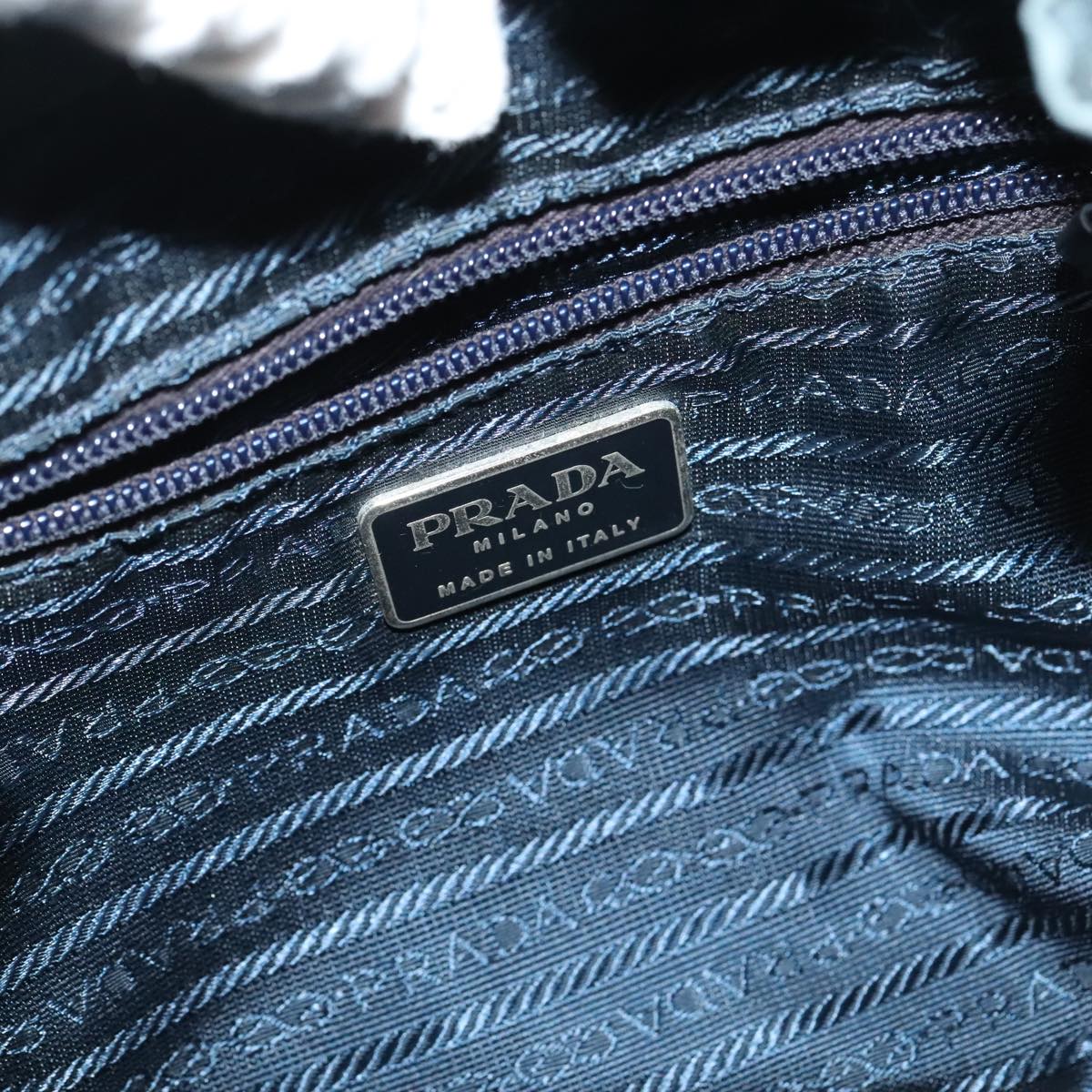 PRADA Backpack Nylon Blue Auth 103959