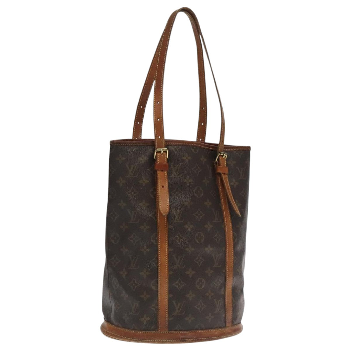 LOUIS VUITTON Monogram Bucket GM Shoulder Bag M42236 LV Auth 103978