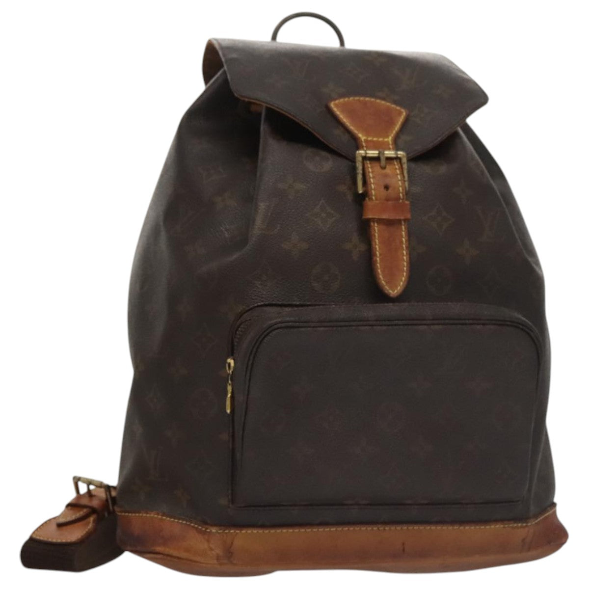 LOUIS VUITTON Monogram Montsouris GM Backpack M51135 LV Auth 104048