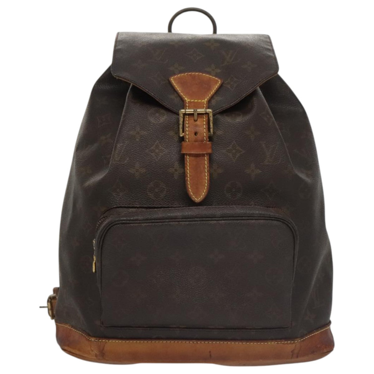 LOUIS VUITTON Monogram Montsouris GM Backpack M51135 LV Auth 104048