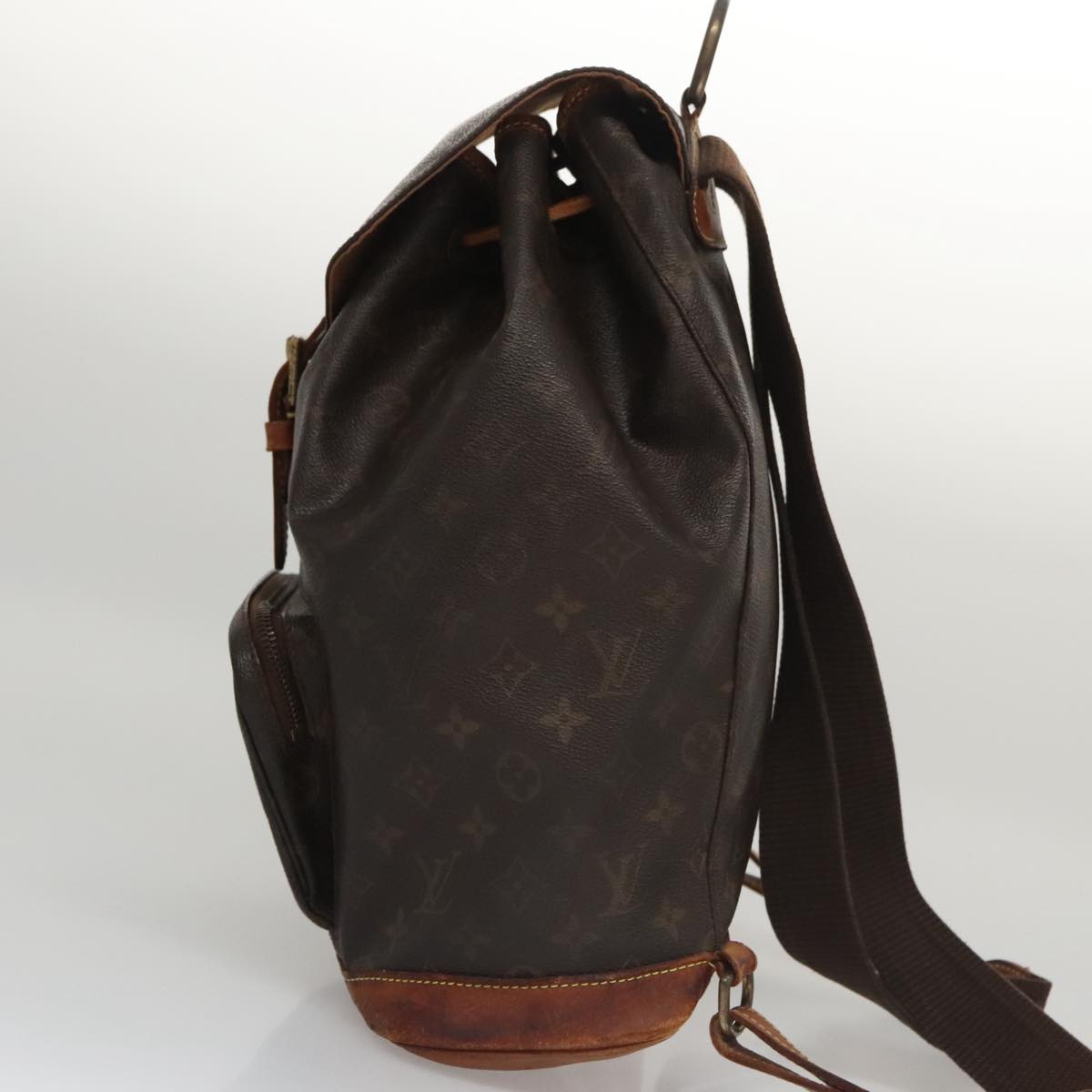 LOUIS VUITTON Monogram Montsouris GM Backpack M51135 LV Auth 104048