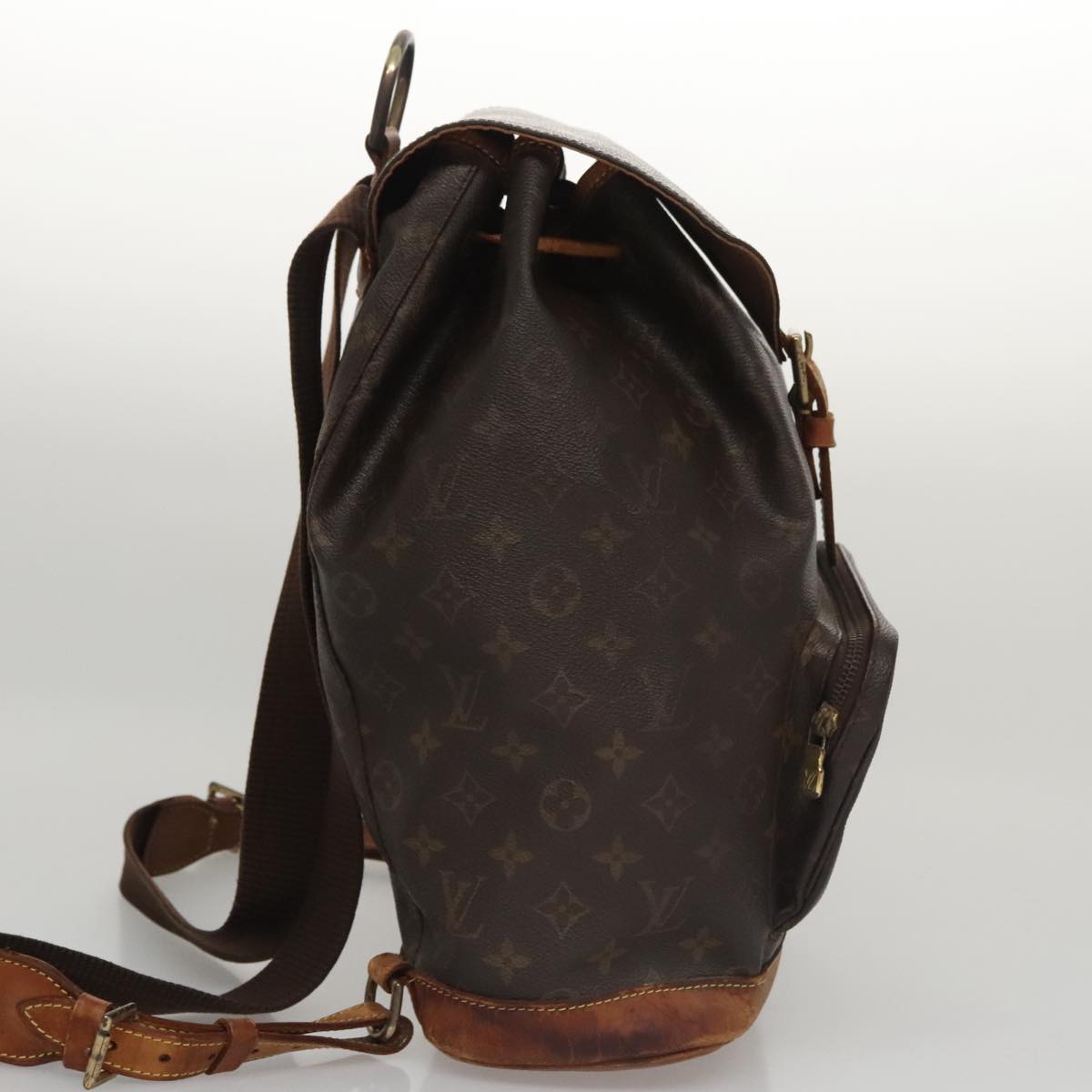 LOUIS VUITTON Monogram Montsouris GM Backpack M51135 LV Auth 104048