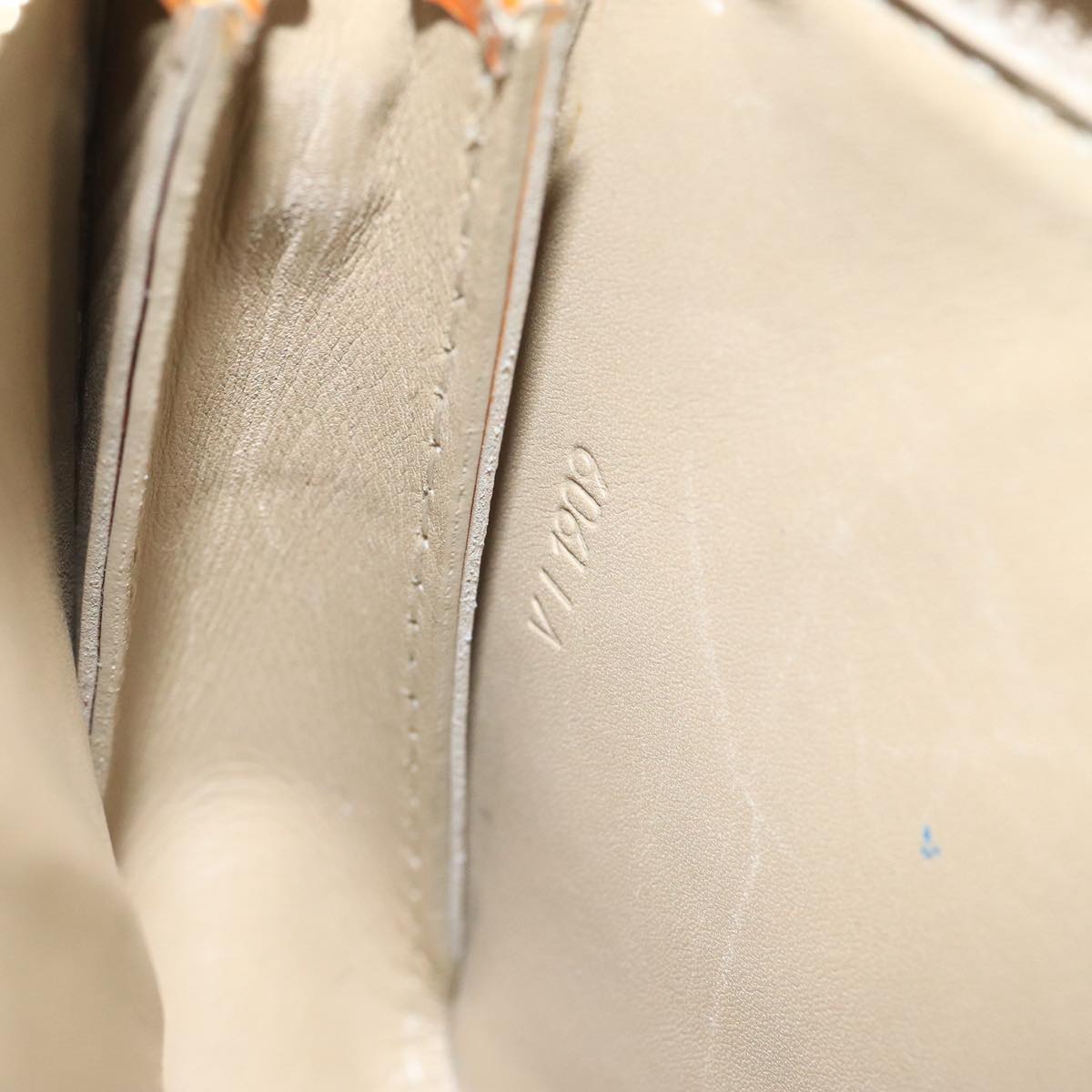 LOUIS VUITTON Monogram Vernis Lexington Accessory Pouch Beige M91010 Auth 104125