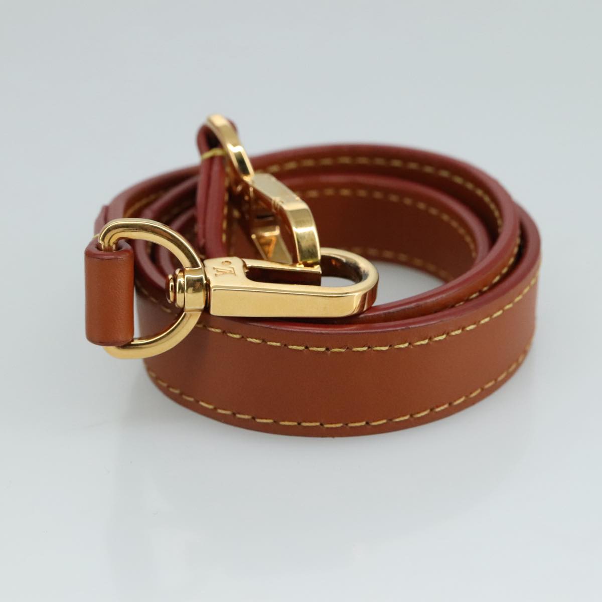 LOUIS VUITTON Catgram City Steamer MM Bag Leather 2way Brown M52969 Auth 104191SM