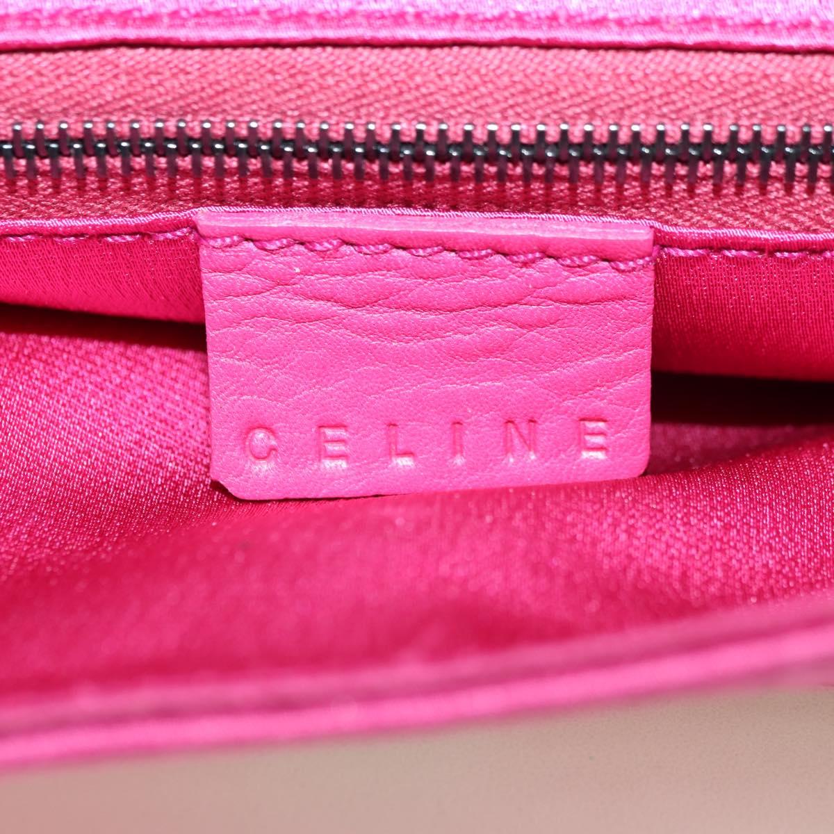 CELINE Shoulder Bag Nylon Purple Auth 104285V