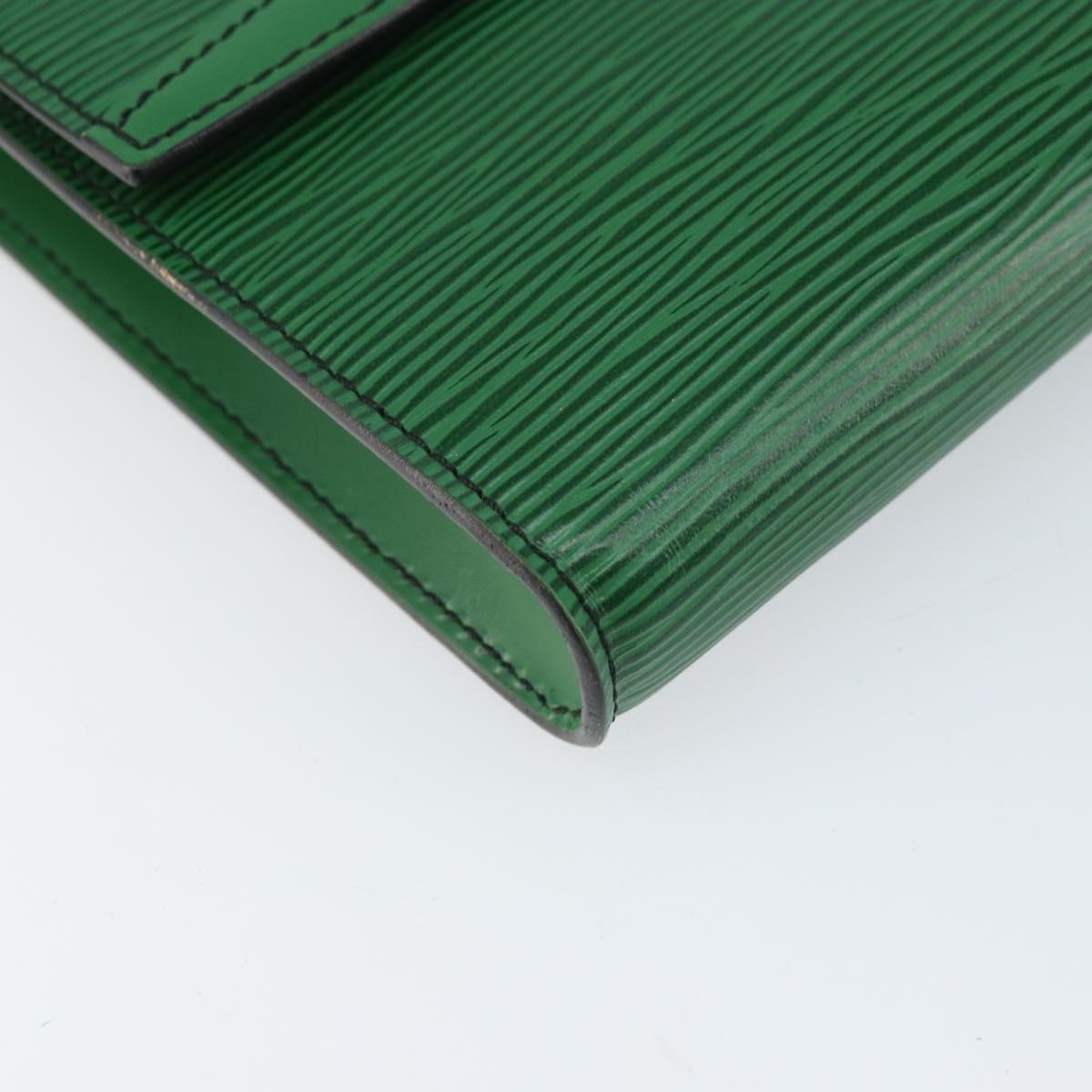 LOUIS VUITTON Epi Pochette Arche Shoulder Bag Green M52574 LV Auth 104383