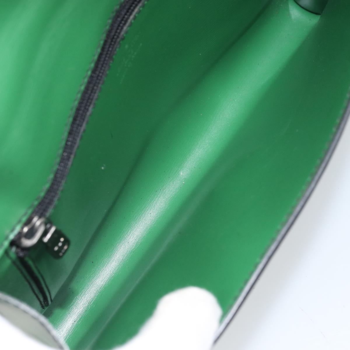 LOUIS VUITTON Epi Pochette Arche Shoulder Bag Green M52574 LV Auth 104383