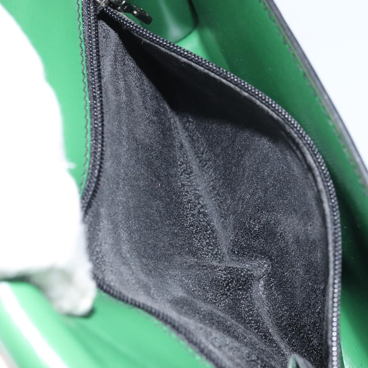 LOUIS VUITTON Epi Pochette Arche Shoulder Bag Green M52574 LV Auth 104383