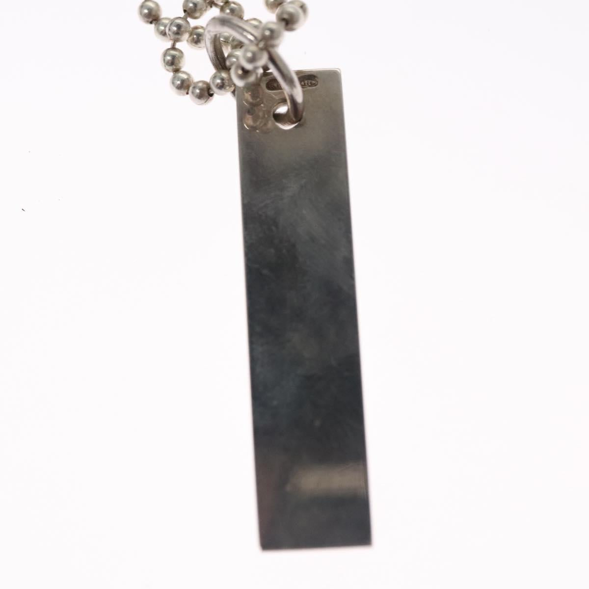 GUCCI Necklace metal Silver tone Auth 104454