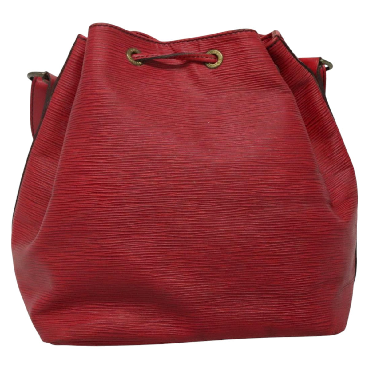 LOUIS VUITTON Epi Petit Noe Shoulder Bag Red M44107 LV Auth 104481