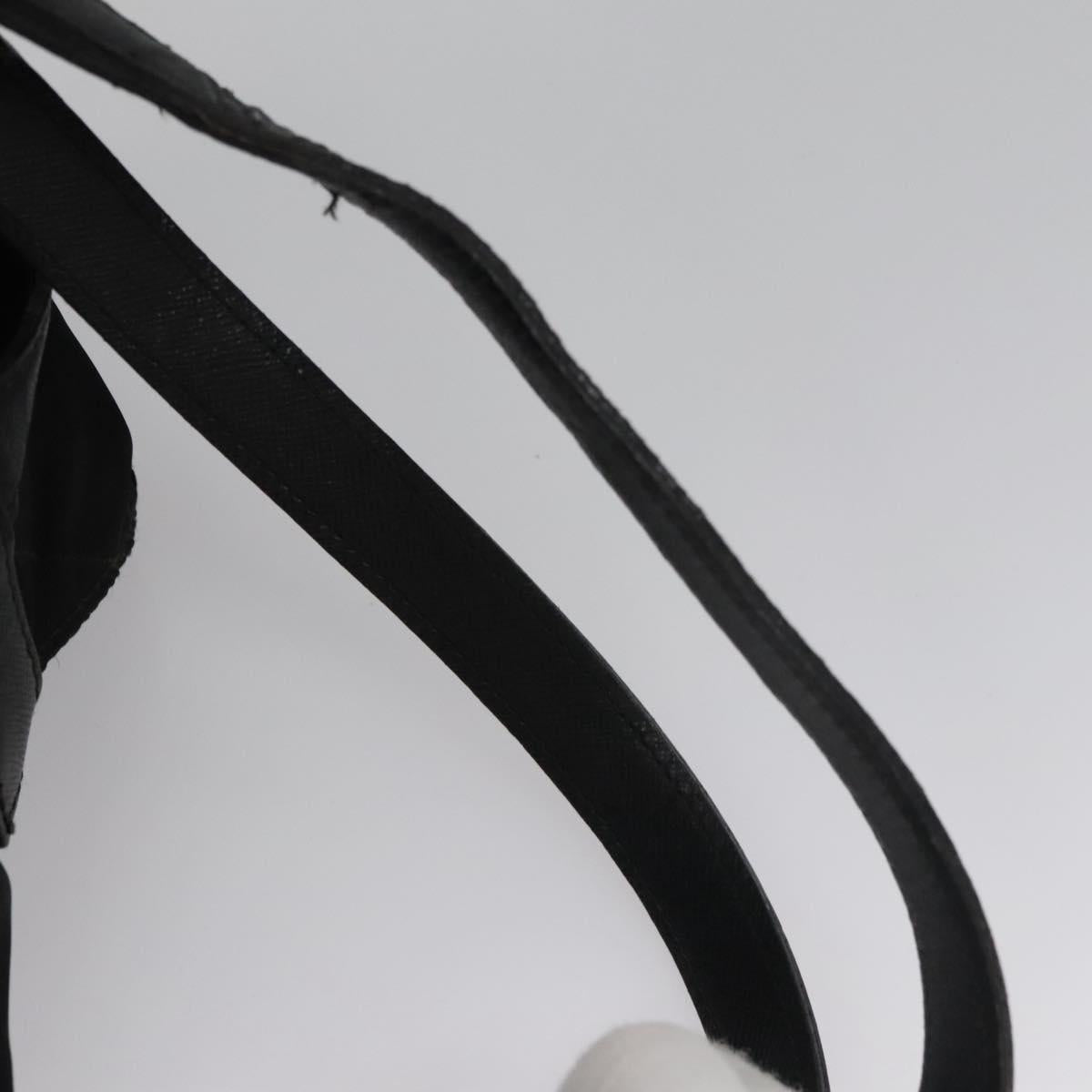 PRADA Backpack Nylon Black Auth 104486