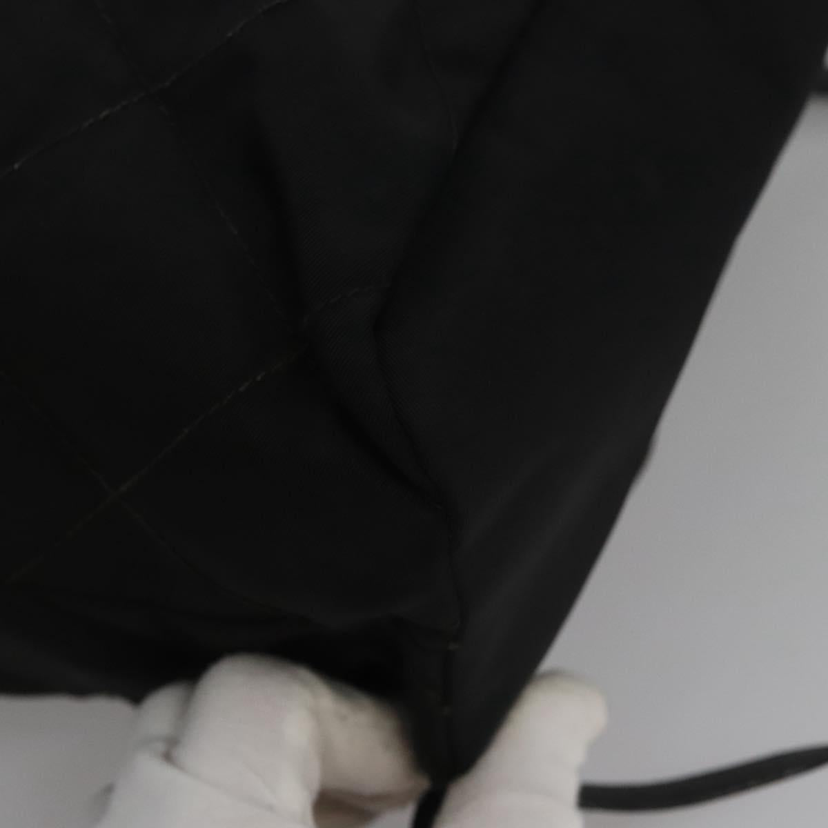 PRADA Backpack Nylon Black Auth 104486