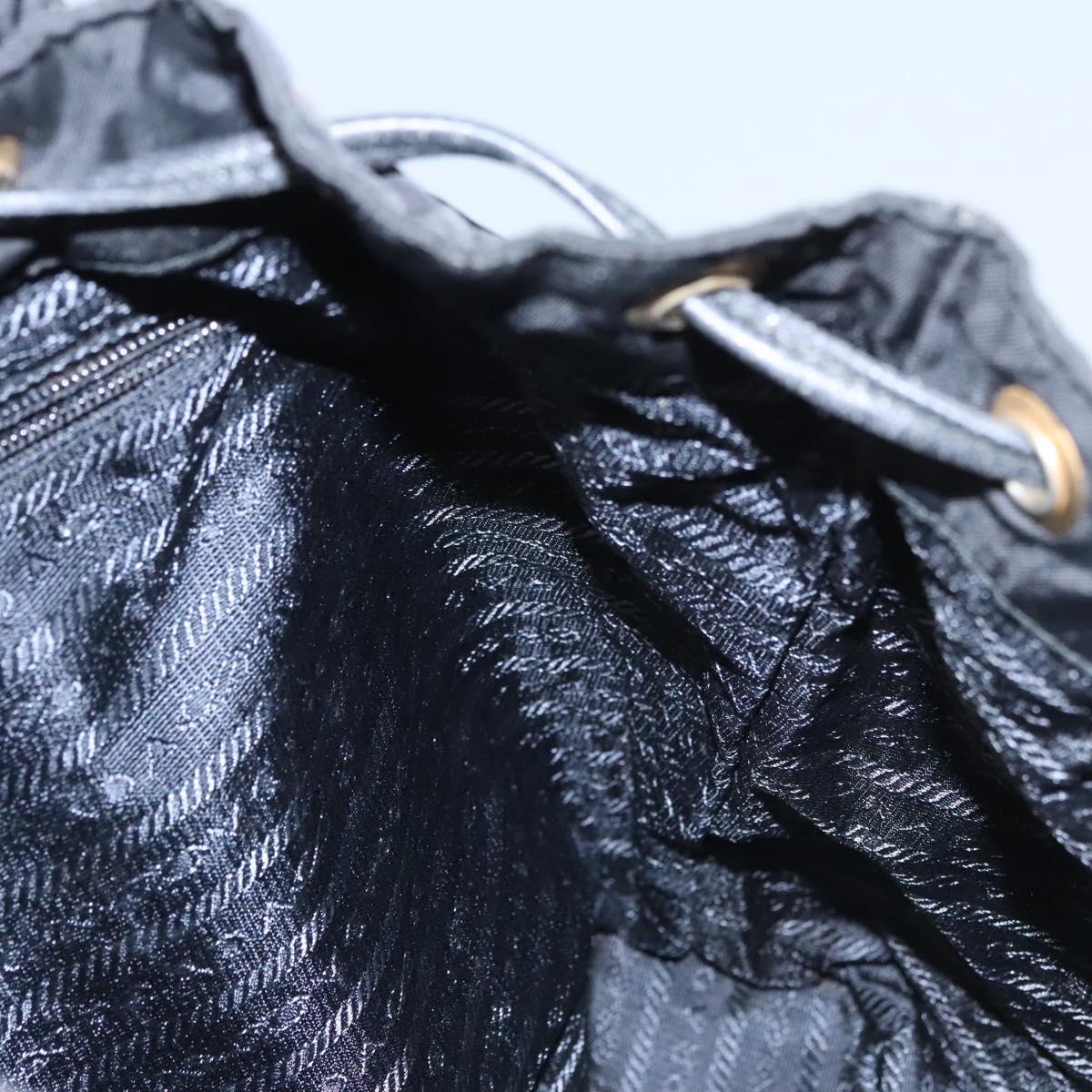 PRADA Backpack Nylon Black Auth 104486