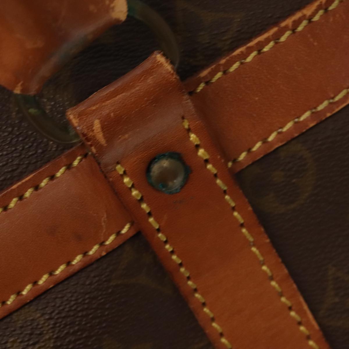 LOUIS VUITTON Monogram Sac Shan 40 Pet Carry Vintage M42024 LV Auth 104562