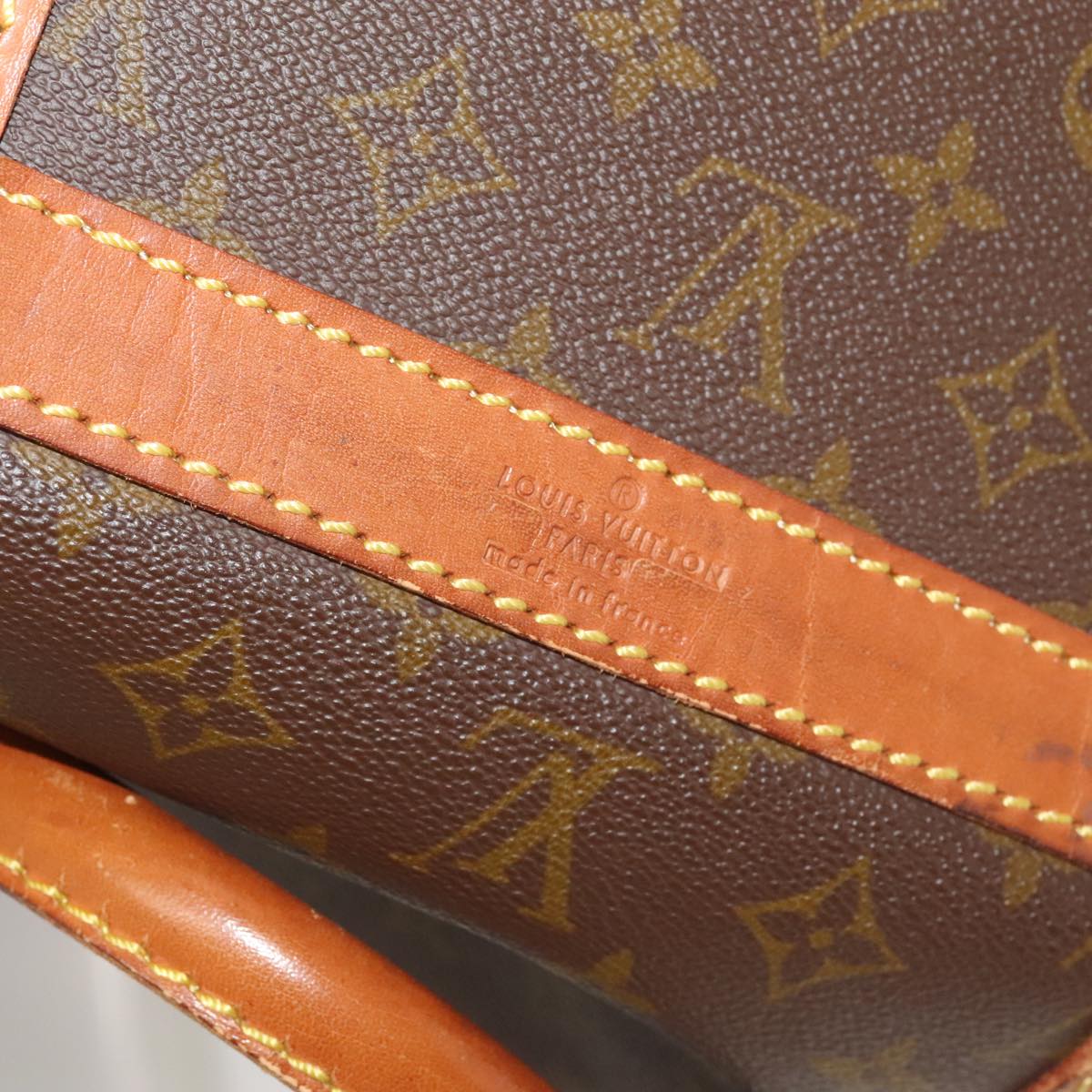 LOUIS VUITTON Monogram Sac Shan 40 Pet Carry Vintage M42024 LV Auth 104562