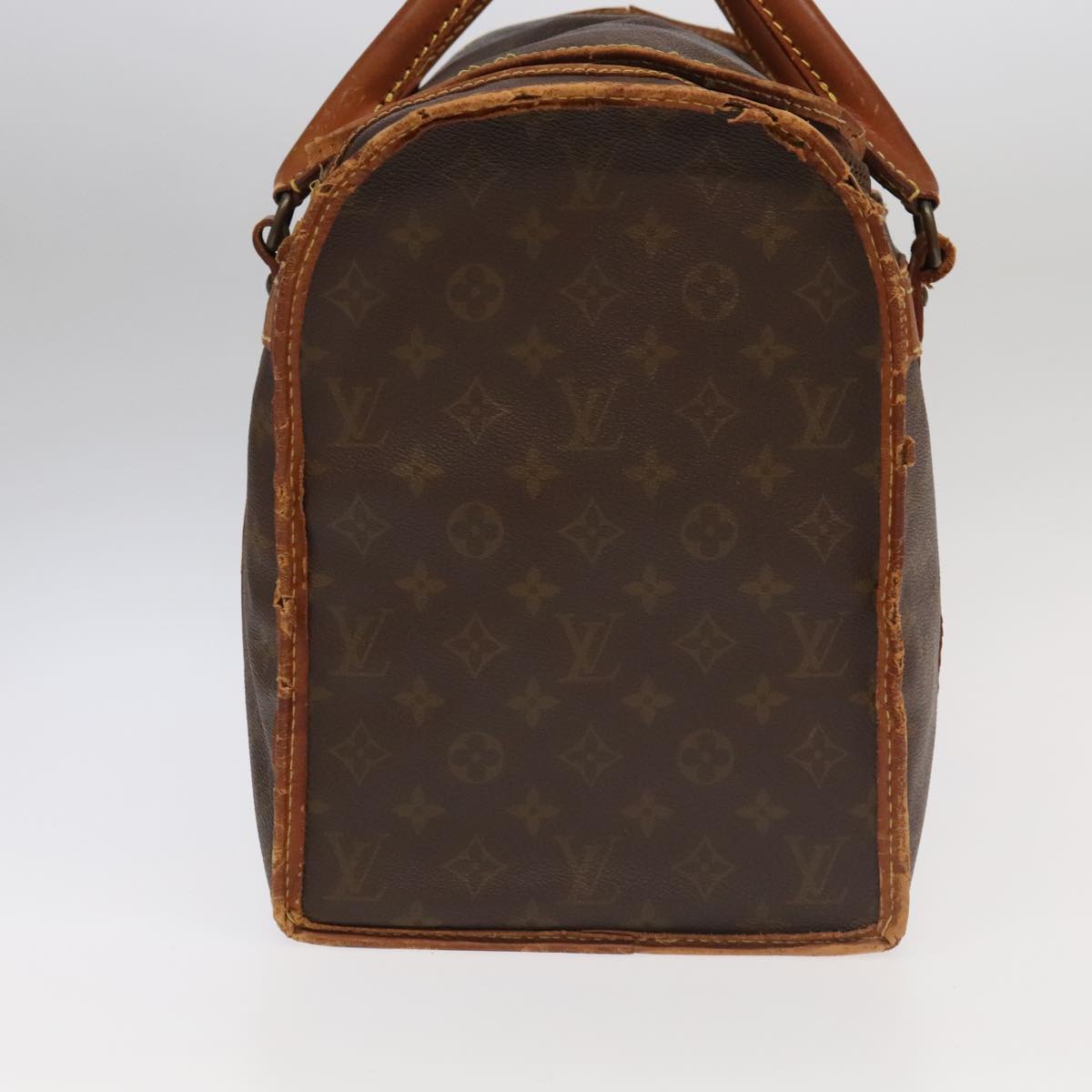 LOUIS VUITTON Monogram Sac Shan 40 Pet Carry Vintage M42024 LV Auth 104562