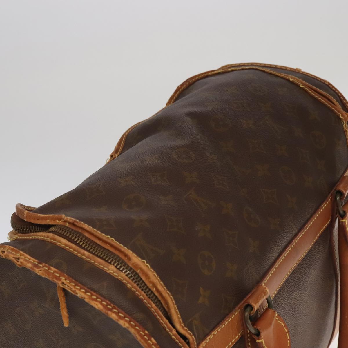 LOUIS VUITTON Monogram Sac Shan 40 Pet Carry Vintage M42024 LV Auth 104562