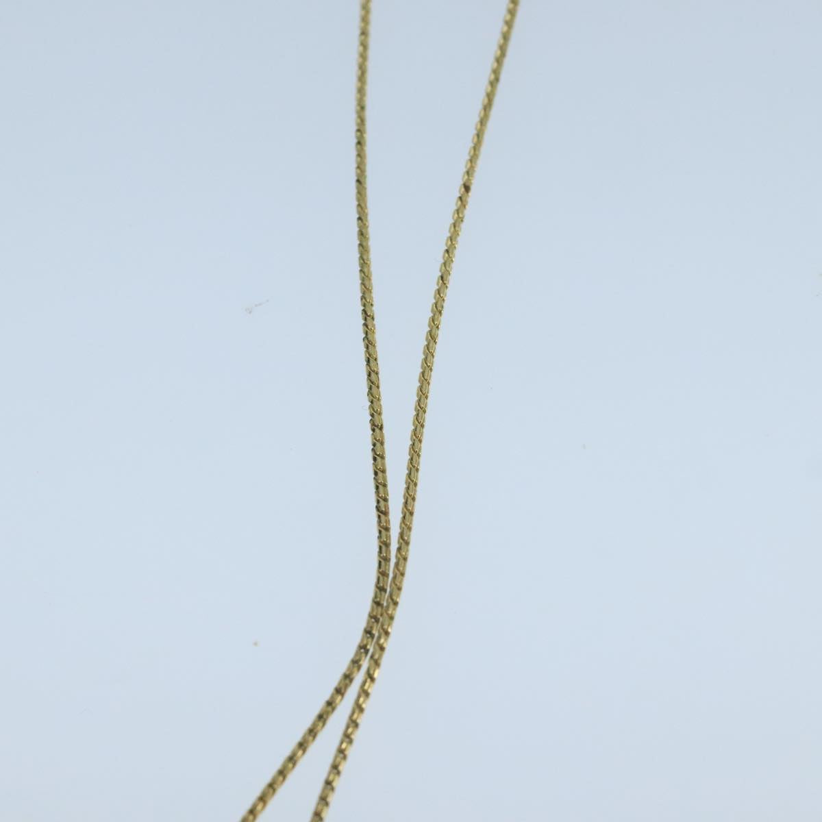 SAINT LAURENT Necklace metal Gold Auth 104576