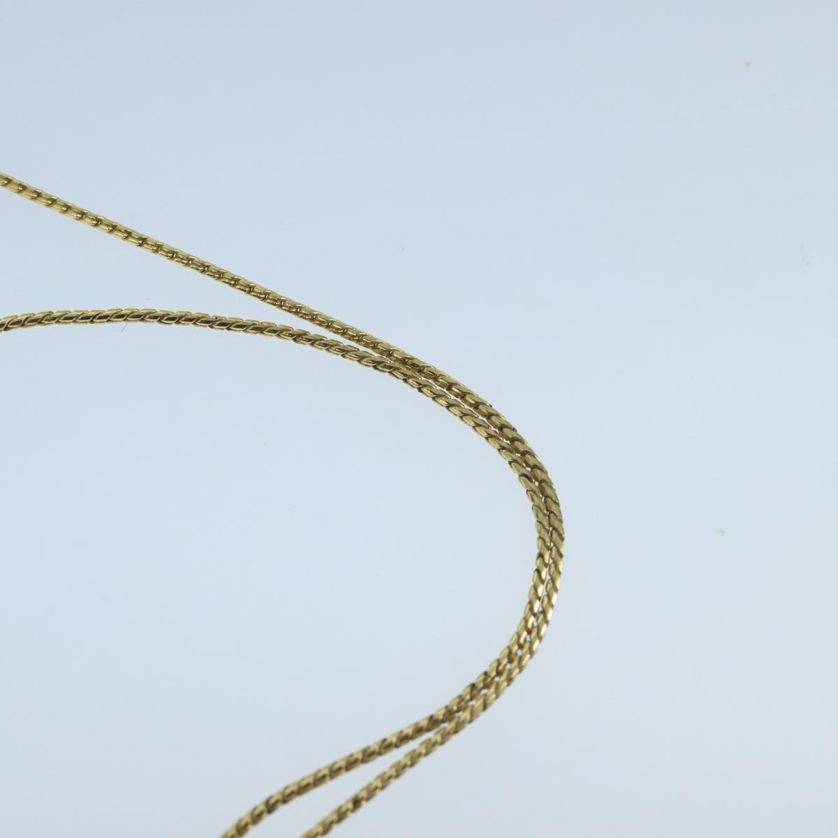 SAINT LAURENT Necklace metal Gold Auth 104576