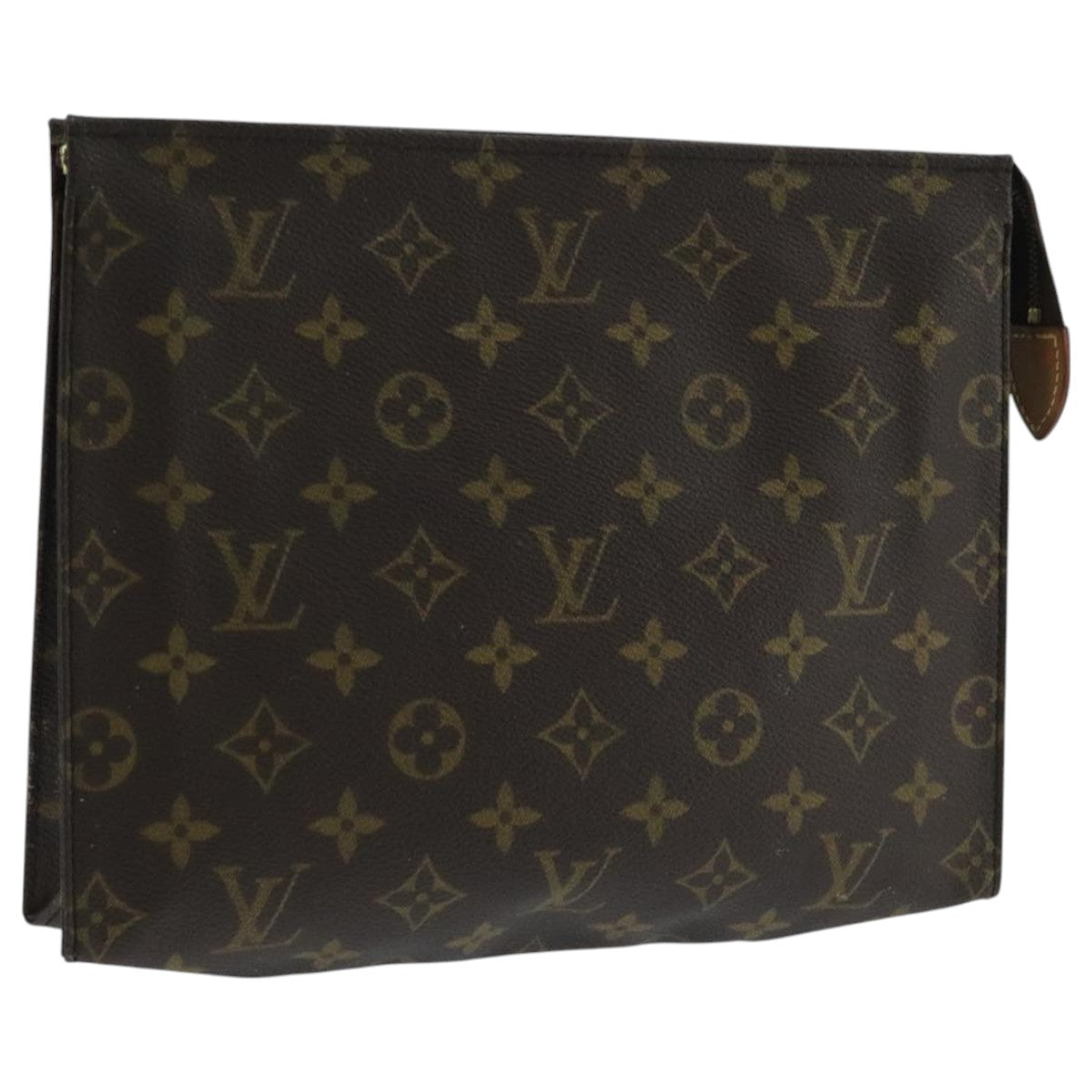 LOUIS VUITTON Monogram Poche Toilette 26 Pouch M47542 LV Auth 104638