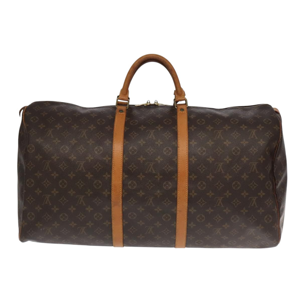 LOUIS VUITTON Monogram Keepall 60 Boston Bag M41422 LV Auth 104649