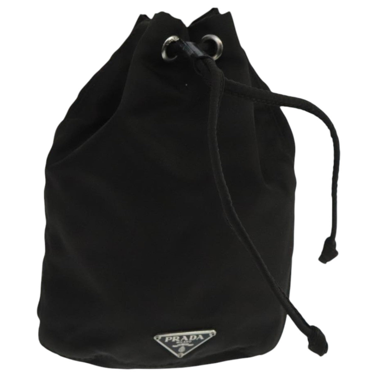 PRADA Pouch Nylon Brown Auth 104657