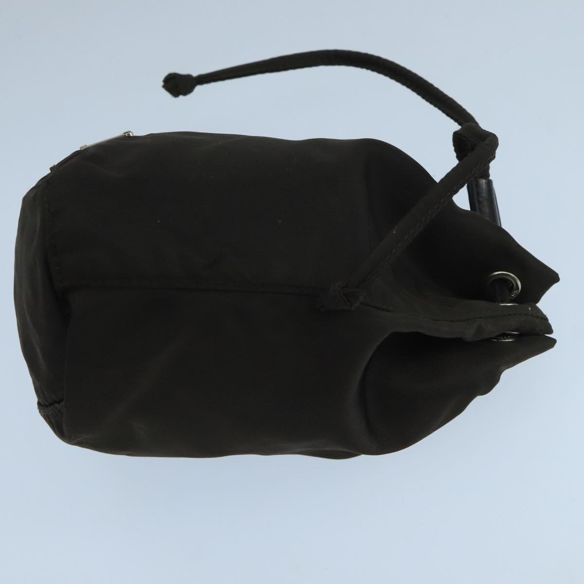 PRADA Pouch Nylon Brown Auth 104657