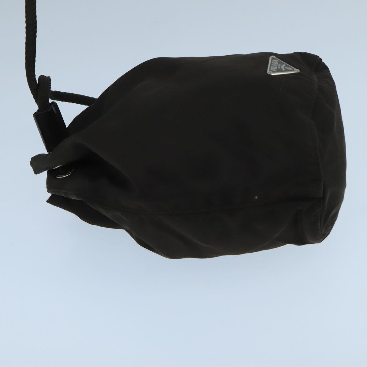 PRADA Pouch Nylon Brown Auth 104657