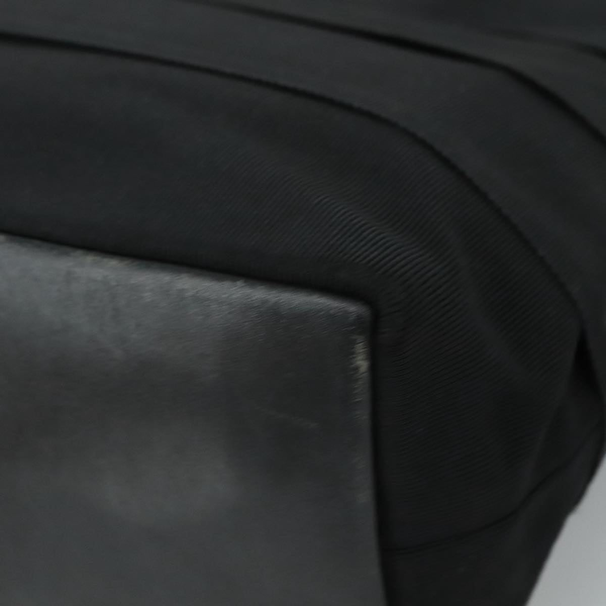 Salvatore Ferragamo Vala Hand Bag Canvas Black Auth 104705
