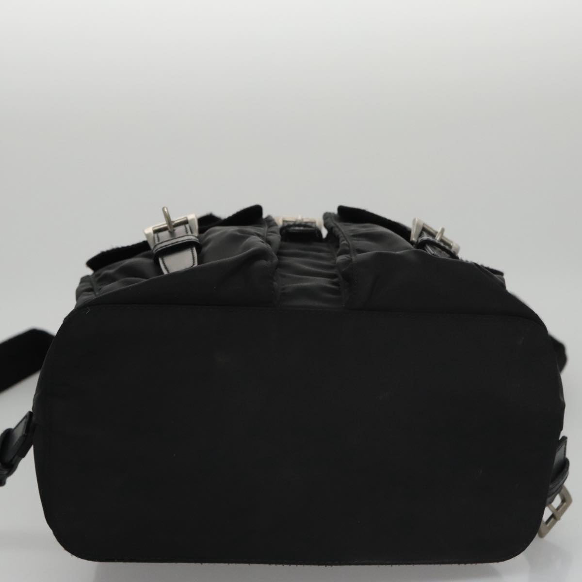 PRADA Backpack Nylon Black Auth 104744